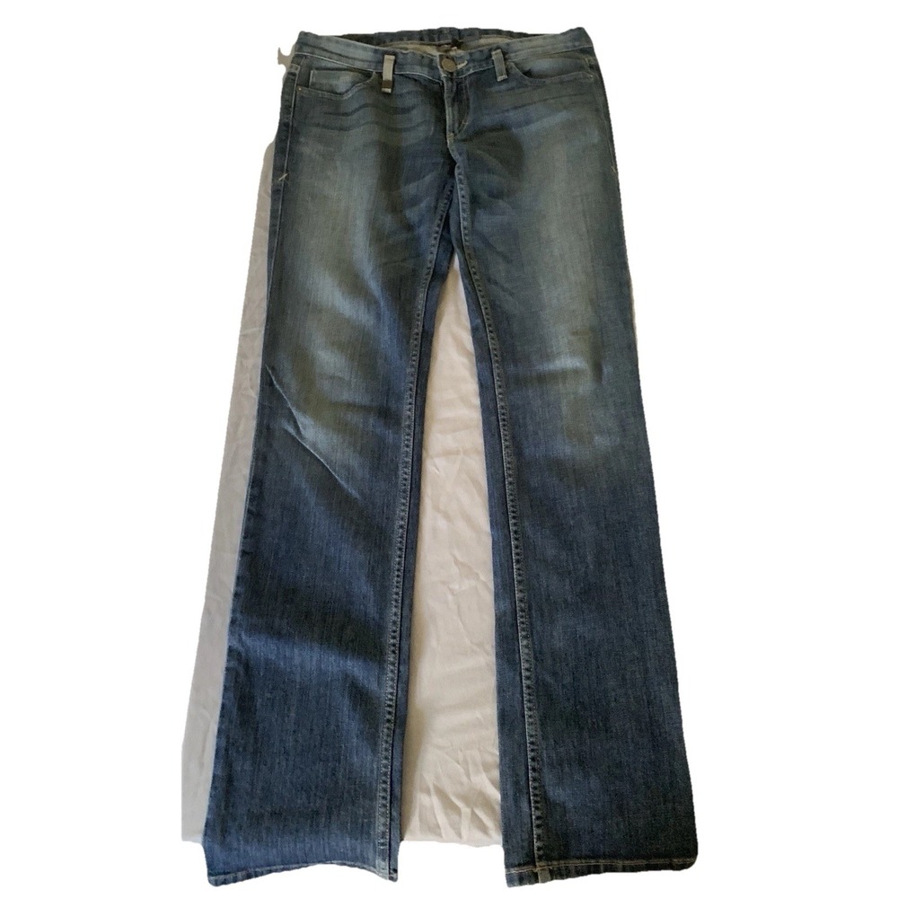 Armani Exchange AX Womens Size 6 Reg Bootcut Jeans Medium Wash Denim Low Rise